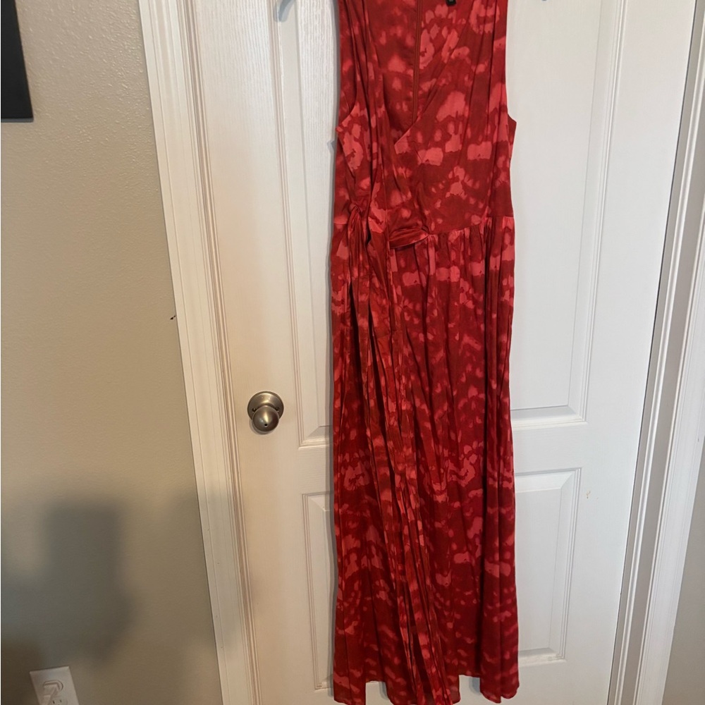 Banana Republic Vibrant Red Maxi Dress